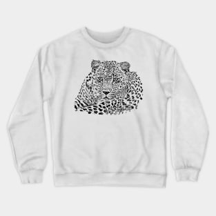 Leopard portrait Crewneck Sweatshirt